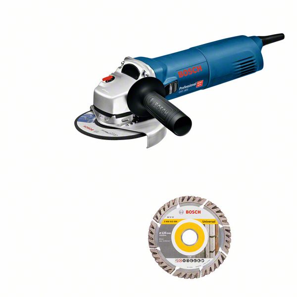 BOSCH GWS 1400 SCHMIRGEL + SCHEIBE