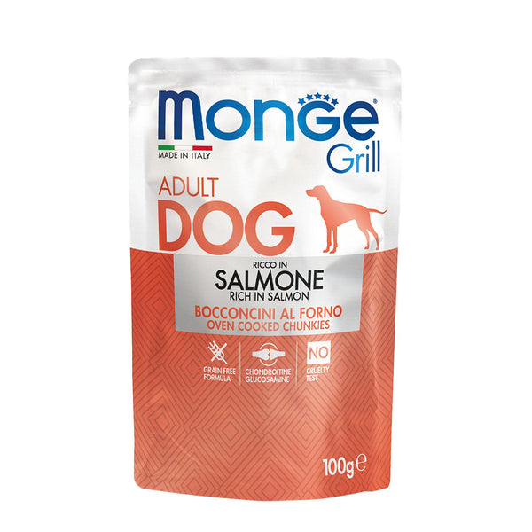 MONGE GRILL CANE ADULT SALMONE - 100G