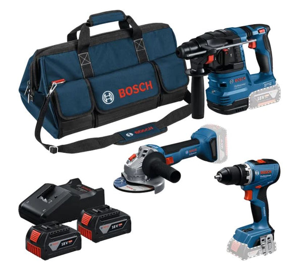 COMBO BOSCH GSR+ GBH+GWS 18V