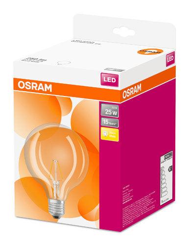 LED Retrofit CLASSIC GLOBE 25 CL 2.5 W/2700K E27 - Brico SA