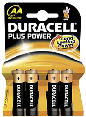 Duracell Plus Power Pile alcalino 1.5V MN1500 LR6 AA - Brico SA