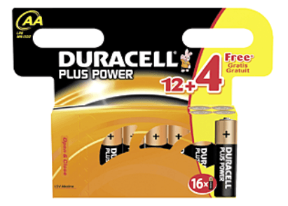 Duracell Plus Power Pile alcaline 1.5V AA - Brico SA