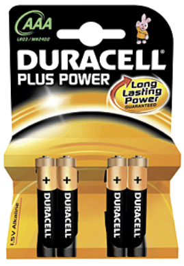 Duracell Plus Power Pile alcalino 1.5V MN2400 LR03 AAA - Brico SA