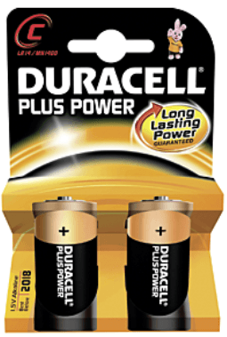 Duracell Plus Power Pile alcalino 1.5V MN1400 LR14 C - Brico SA