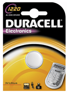 Duracell Electronics Pile litio 3.1V DL1220 CR1220 - Brico SA