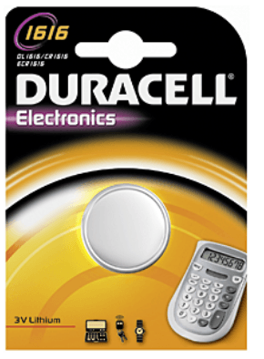 Duracell Electronics Pile litio 3.1V DL1616 CR1616 - Brico SA