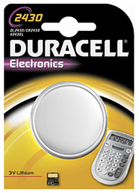 Duracell Electronics Pile litio 3 V DL2430 CR2430 - Brico SA