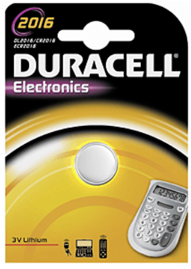 Duracell Electronics Pile litio 3.1V DL2016 CR2016 - Brico SA