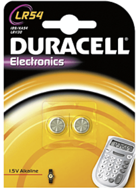 Duracell Electronics Pile alcalino 1.53V LR54 V10GA - Brico SA