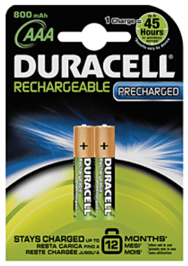 Duracell Rechargeables Stay Charged NiMH 850mAh HR03 AAA - Brico SA