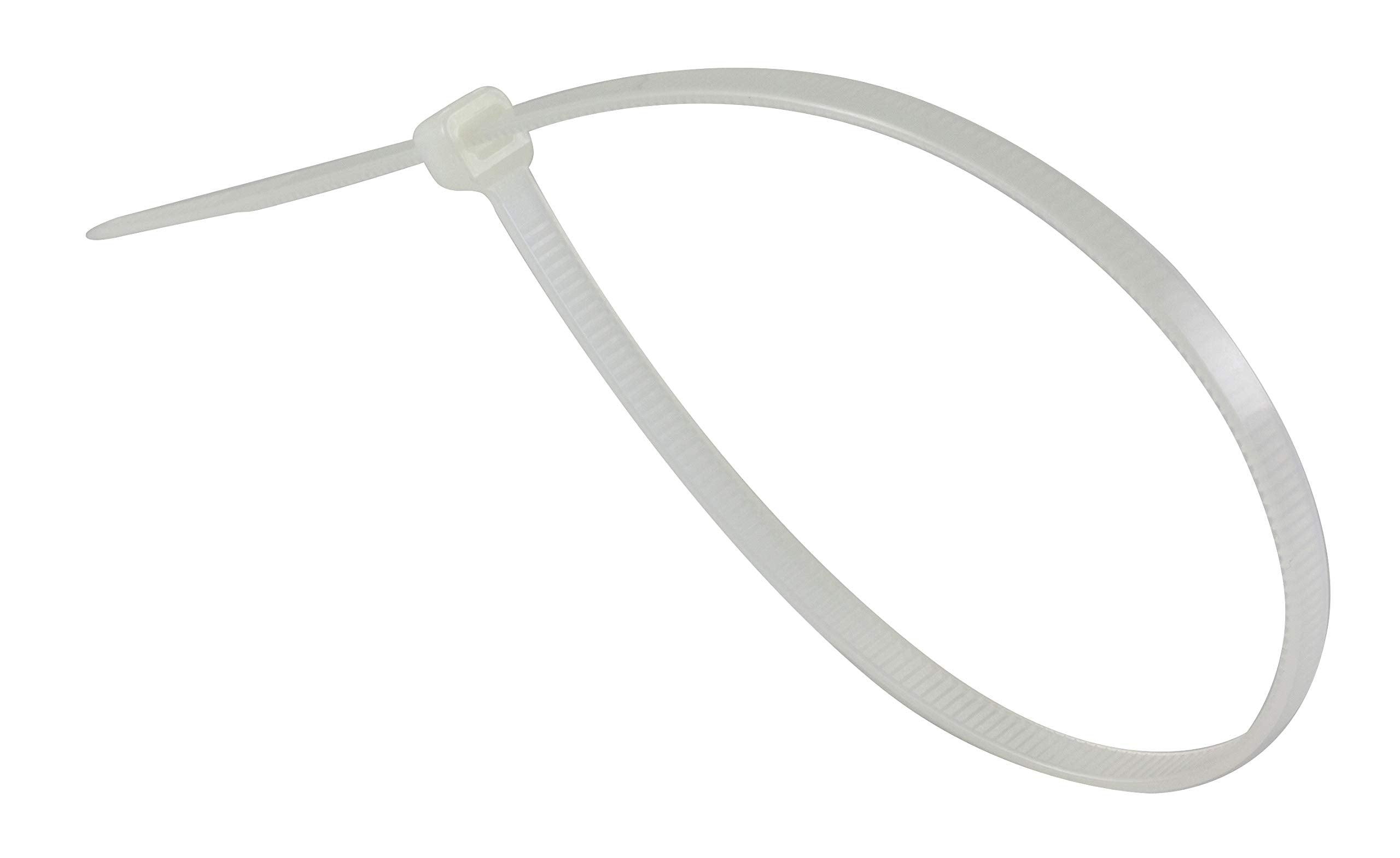 50 Fascette Fermacavo Rilasciabili, 4,8 X 305 Mm, In Nylon 6.6, Colore Nero, Per Organizzazione Cavi