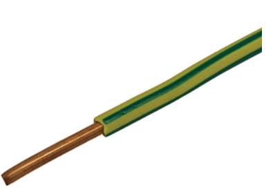 Filo T 1.5mm² (H07V-U) 25m giallo-verde - Brico SA