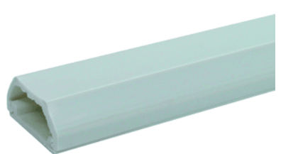 Canalina per cavi 22x10mm 3 barre 1m autoadesivo bianco - Brico SA