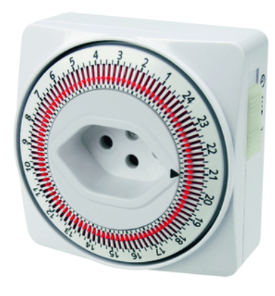 TIMER MECCANICO IP20 T12/T13 24h, PROTEZIONE BAMBINI - Brico SA