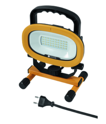 WORKLIGHT proiettore lampadina LED 21W 6500K 1650lm giallo maniglia di transporto nero - Brico SA