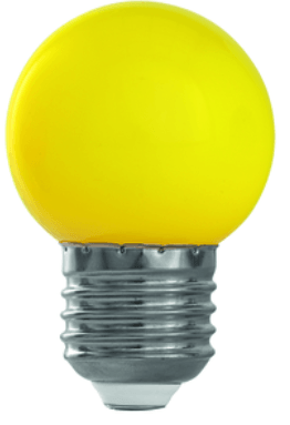 Lampada LED giallo 1W E27, 45x70mm - Brico SA