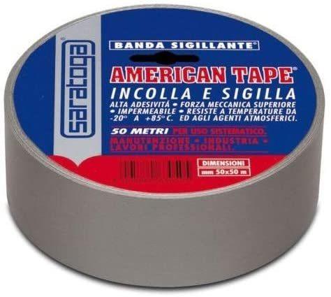 AMERICAN TAPE 50MM 50M-GRIGIO - Brico SA