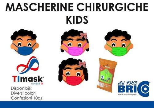 MASCHERINA CHIRURGICA KIDS TIMASK - Brico SA