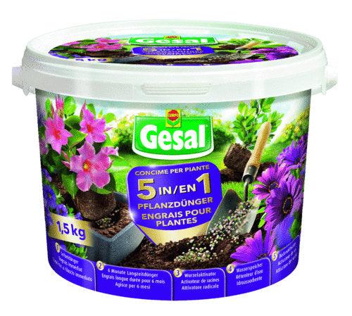 GESAL CONCIME 1.5KG-5 IN 1 PIANT - Brico SA