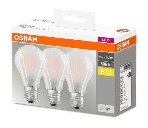 LED BASE CLASSIC A 60 FR 7 W/2700K E27 - Brico SA
