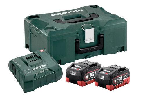 SET BATTERIE 2X5.5AH CARICATORE - Brico SA